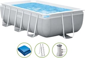 Intex Prism Frame Set opbouwzwembad - rechthoekig - L488 x B244 x H107 cm