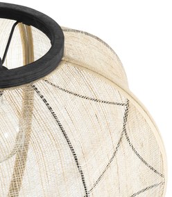 Smart hanglamp bruin 48 cm incl. Wifi G95 - Rob