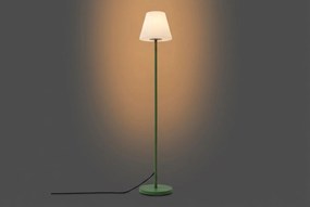 Buiten Vloerlamp Groen Met Witte Kap IP - Virginia Kunststof /Staal Groen