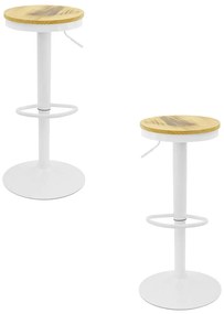 Pack 2 Vikin Stolen Houten Zitting