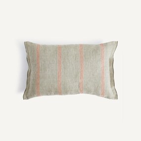 Kussenhoes in gestreept linnen, Virel