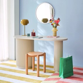 Bureau in organische vorm, 1 deur, Genna