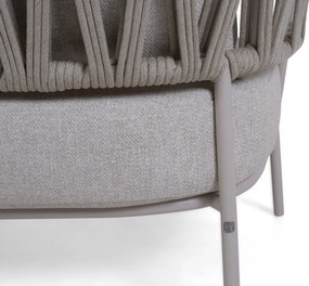 Stoel en Bank Loungeset 5 personen Rope Taupe  4 Seasons Outdoor Calma