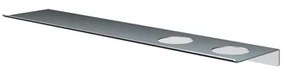 Hotbath &MORE Planchet - 60cm - inclusief bevestigings rails - 2 uitsparingen - voor zeepdispenser of beker - RVS 316 SH060H2IX