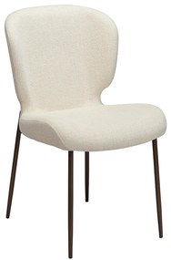 Dan-Form Glory Luxe Eetkamerstoel Almond Shimmer Boucle