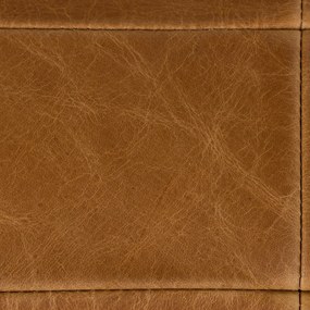 Dutchbone Wyatt Leren Lounge Fauteuil Cognac