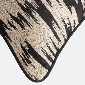 Geborduurde kussenhoes, katoen en linnen, ENYO