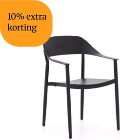 + 10% kassakorting | Dining tuinstoel | Bellagio  Valli | Aluminium | Grijs | Stapelbaar | Kees Smit Tuinmeubelen