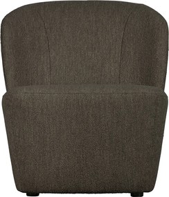 Vtwonen Lofty Boucle Fauteuil Bruin