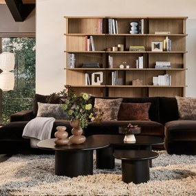 Salontafel in massief acacia, hoogte 38,5 cm, Oreus