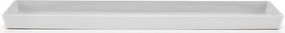 ecopots onderschotel met waterreservoir - Rechthoekig - Pure White - 63,5 x 15,5 x H3,3 cm