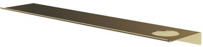 Hotbath &More planchet 60cm met uitsparing voor een zeepdispenser of beker messing geborsteld PVD