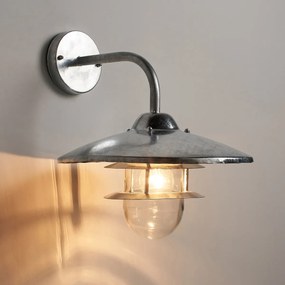 Wandlamp voor buiten/badkamer in ijzermetaal, Noria