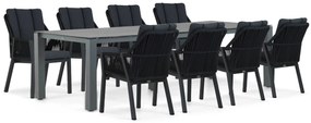 Tuinset 8 personen 300 cm Aluminium/rope Taupe Lifestyle Garden Furniture Verona/Yoko