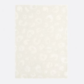 Vloerkleed in wol met luipaardprint, Thelma