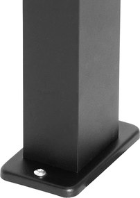 Smart staande buitenlamp zwart 65 cm IP44 incl. Wifi GU10 - Baleno