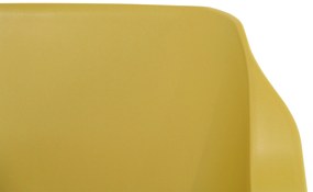 Tuinset Ronde Tuintafel 4 personen 120 cm Kunststof Geel  Hartman Sophie