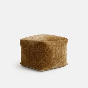 Poef van fluweel met structuur, BOCHA