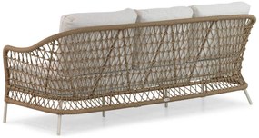 Stoel en Bank Loungeset 5 personen Wicker/Aluminium/Aluminium/wicker Taupe  Coco Bali