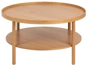 Ronde Salontafel Eiken - 80 X 80cm.