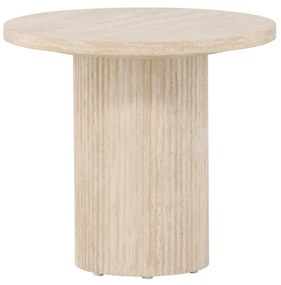 Hoge Salontafel Met Ribbels - 50 X 50cm.