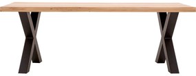 Goossens Eettafel Blade, Strak blad 300 x 100 cm 6 cm dik