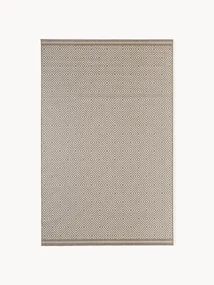 Outdoor dubbelzijdig vloerkleed Reddy met ruitjesmotief