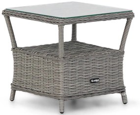 Bistroset 2 personen  Wicker Grijs Garden Collections Embletton