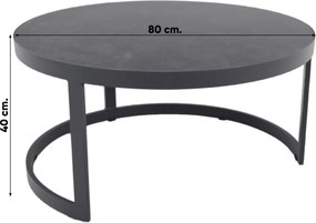 Boston/Rhodos stoel - 2-zitsbank loungeset - 5-delig