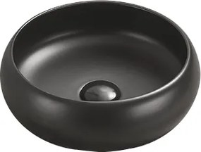 Mexen Lola opzetwastafel 36 x 36 cm, mat zwart - 22213685