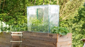 Vitavia afdekking verhoogd zaaibed S - hoekig - 55cm x 158cm x 105cm