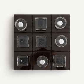Tic-tac-toe-spel van mondgeblazen glas, PERSEE
