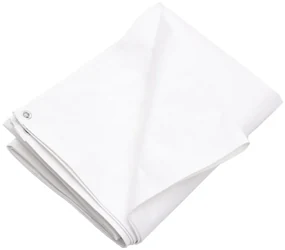 vidaXL Dekzeil 260 g/m² 6x12 m HDPE wit