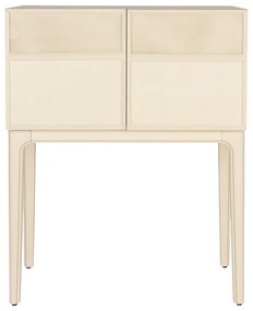 Zuiver June Beige Design Kast Op Hoge Poten - 80x45x100cm.