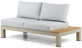 Loungeset 5 personen Aluminium/Teak Taupe Lifestyle Garden Furniture Vittoria