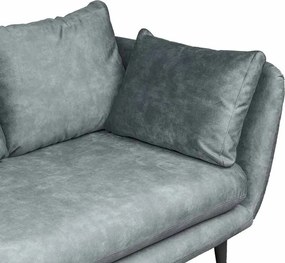 3-zits bank Runda | velours Adore Steel grijs 149