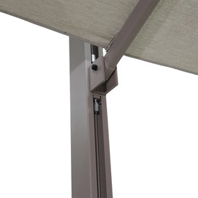 Garden Impressions Hawaii Emperor zweefparasol 300x400 cm – zand met taupe frame