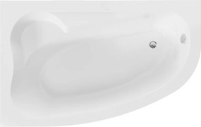 Mexen Westa linker hoekbad 160 x 100 cm, wit - 560116010001