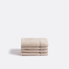 Set van 4 gastendoekjes in badstof 600 g/m², Zavara