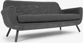 The Outsider Stoel-bank Loungeset - Jonah - 5 zits - Wicker - Antraciet - The Outsider