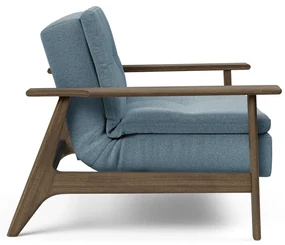 Innovation Living Dublexo Frej Smoked Fauteuil Met Gerookt Eiken Armleuningen