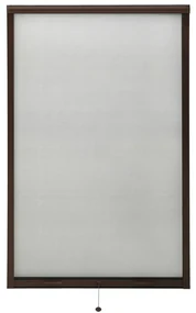 vidaXL Raamhor oprolbaar 100x170 cm bruin