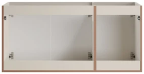 Comad Bella Cashmere onderkast met 3 deuren 120x45cm taupe