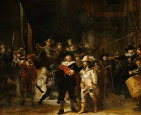 Kunstreproductie The Nightwatch, 1642, Rembrandt Harmensz. van Rijn