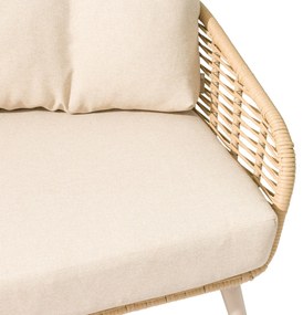 Stoel en Bank Loungeset 5 personen Aluminium/rope Grijs  Coco Vinci/Ronda