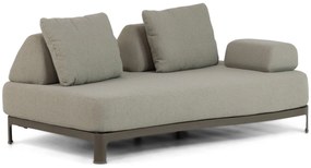 Hoek loungeset 5 personen Aluminium Taupe  4 Seasons Outdoor Santorini