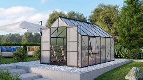 Vitavia Meridian 2 serre - 9,9m² - met 4 mm polycarbonaat - Zwart
