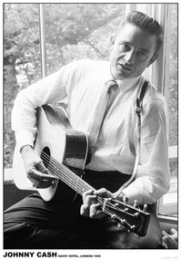 Poster Johnny Cash - #2 Guitar, (59.4 x 84.1 cm)