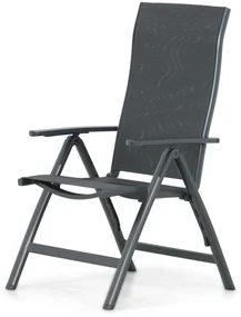 Tuinset 4 personen 180 cm Aluminium/textileen Grijs Hartman Sitges/Mateo