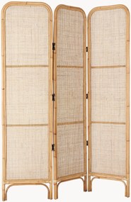Vouwscherm Baffle (3 panelen) van rotan